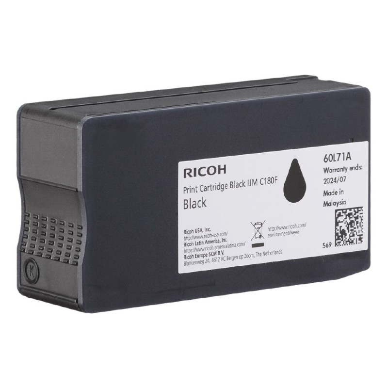 Ricoh 408517 cartuccia toner 1 pz Originale Nero