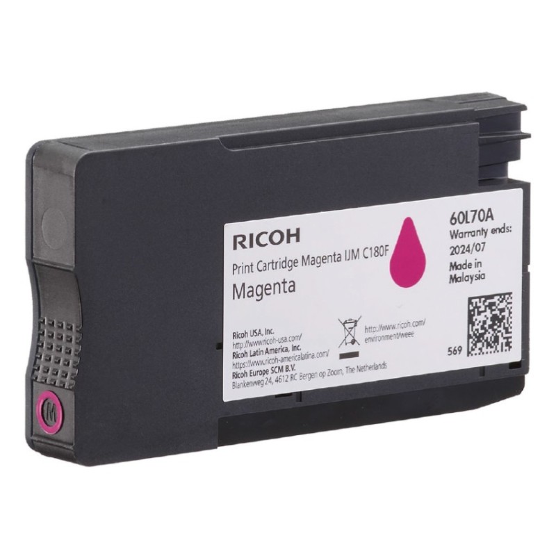 Ricoh 408519 cartuccia toner 1 pz Originale Magenta