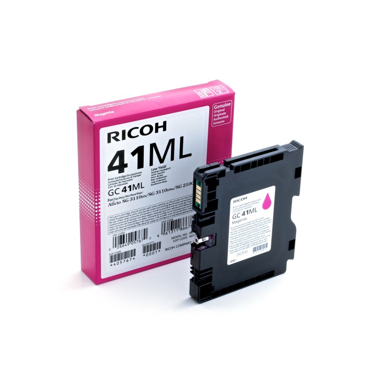 Ricoh 405767 cartuccia d'inchiostro 1 pz Originale Magenta