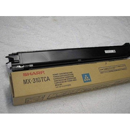 Sharp MX-31GTCA cartuccia toner 1 pz Originale Ciano