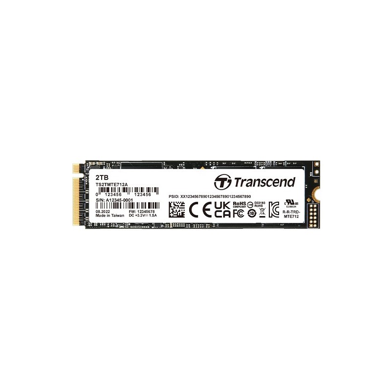 Transcend PCIe M.2 SSDs 512 GB PCI Express 4.0 NVMe 3D NAND