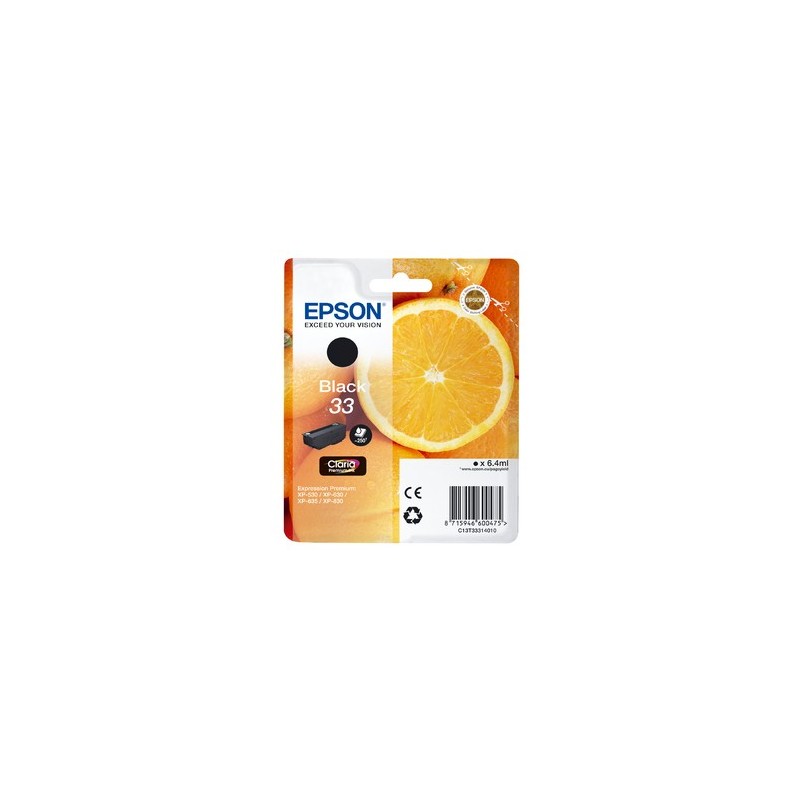 Epson Oranges C13T33314010 cartuccia d'inchiostro 1 pz Originale Nero