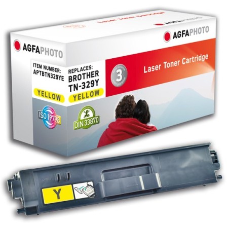 AgfaPhoto APTBTN329YE cartuccia toner 1 pz Giallo