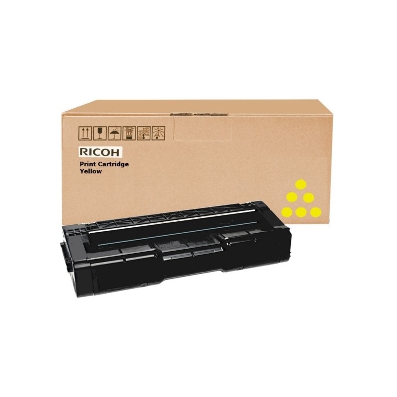 Ricoh 407639 cartuccia toner 1 pz Originale Giallo