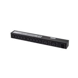 APC RACK PDU BASIC 1 U 16A 230V unità di distribuzione dell'energia (PDU) 12 presa(e) AC 0U 1U Nero