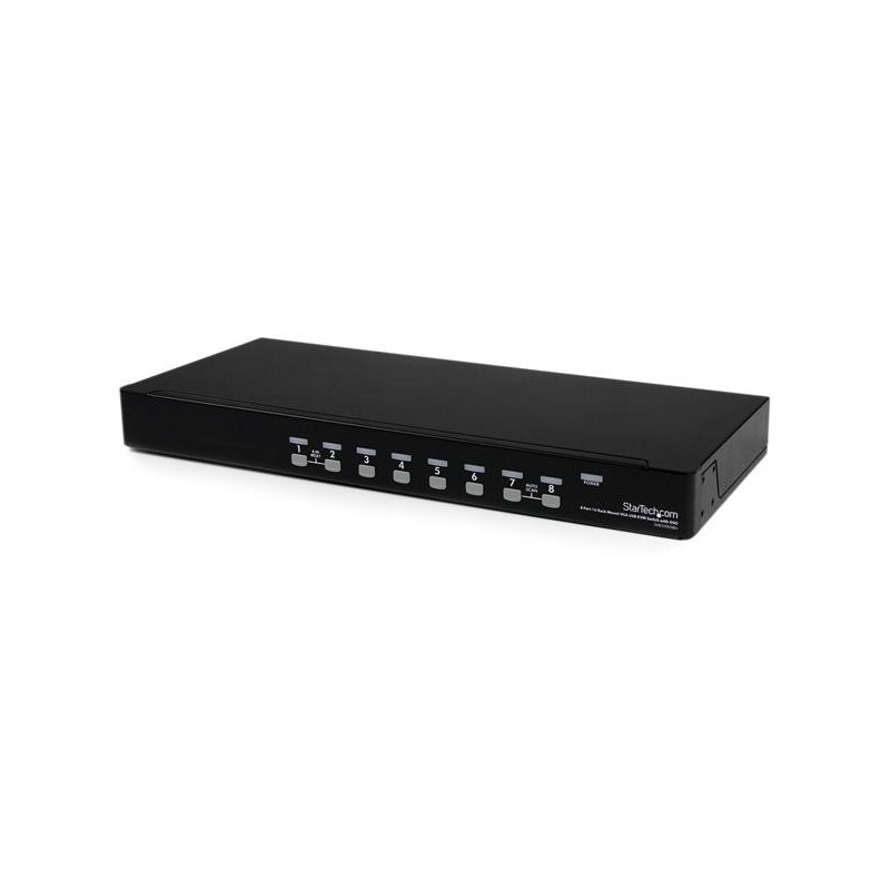 StarTech.com Switch KVM USB 8 porte, montabile a rack 1U, con OSD