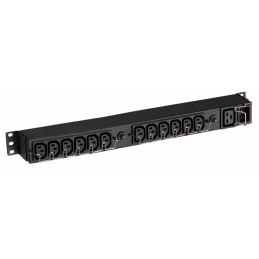 Eaton EFLX12I unità di distribuzione dell'energia (PDU) 13 presa(e) AC 1U Nero