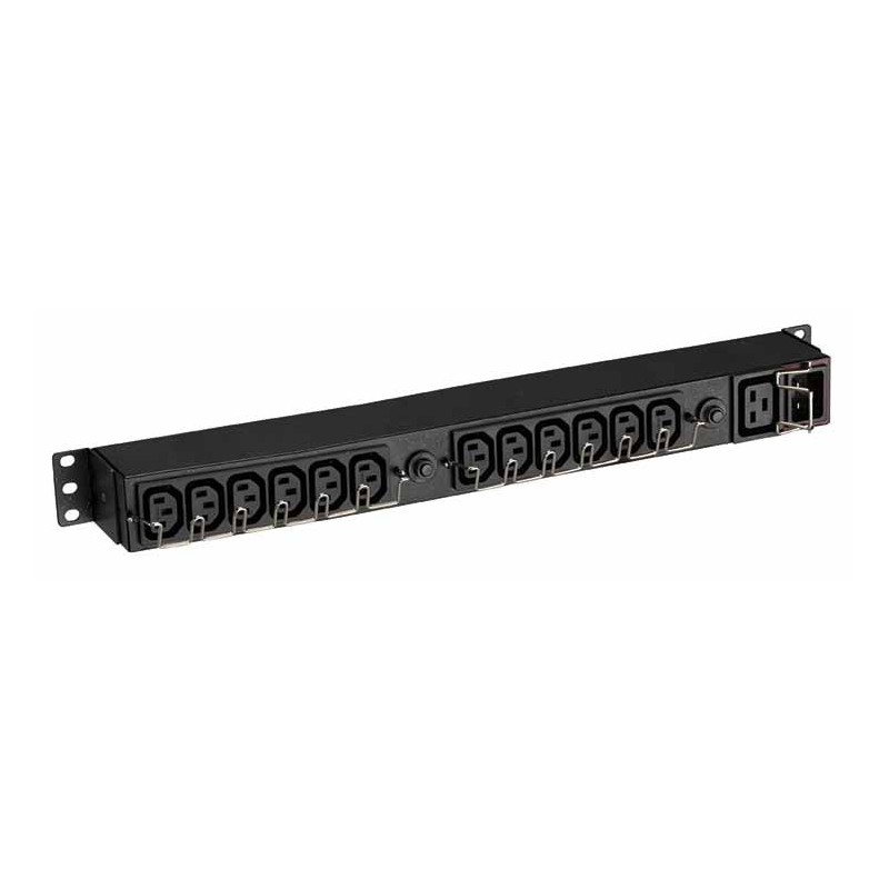 Eaton EFLX12I unità di distribuzione dell'energia (PDU) 13 presa(e) AC 1U Nero