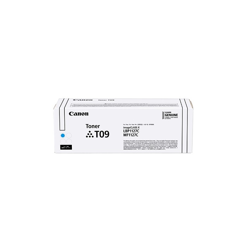 Canon T09 cartuccia toner 1 pz Originale Ciano