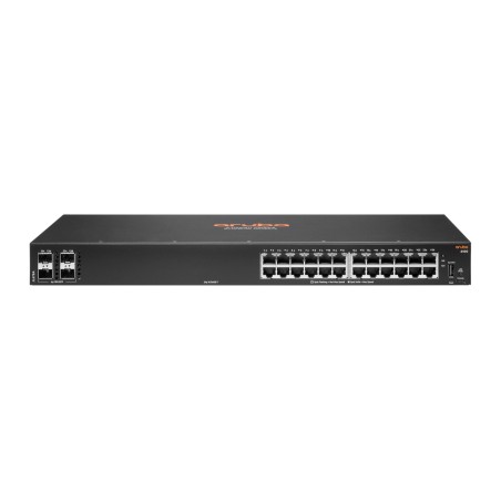 HPE Aruba Networking Aruba 6100 24G 4SFP+ Gestito L3 Gigabit Ethernet (10 100 1000) 1U Nero