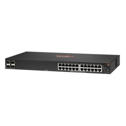 HPE Aruba Networking Aruba 6100 24G 4SFP+ Gestito L3 Gigabit Ethernet (10 100 1000) 1U Nero