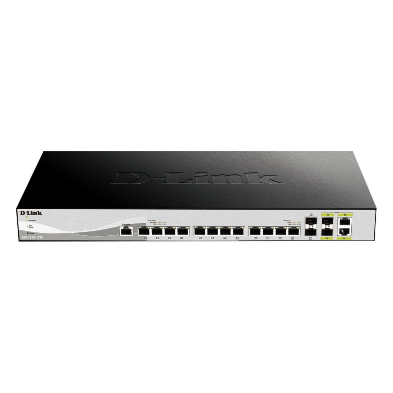 D-Link DXS-1210-16TC E switch di rete Gestito L2 10G Ethernet (100 1000 10000) Grigio