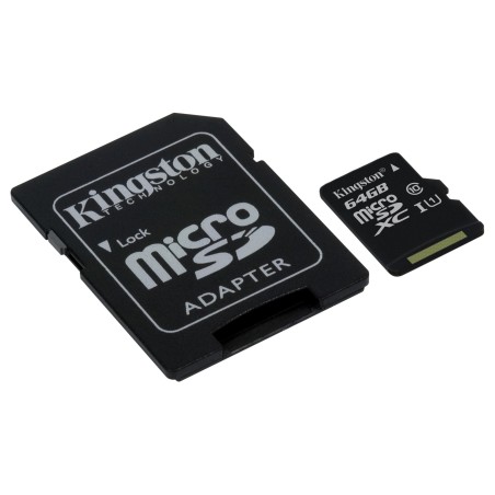 Kingston Technology microSDXC Class 10 UHS-I Card 64GB Classe 10