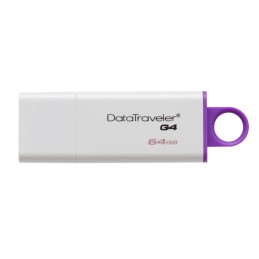 Kingston Technology DataTraveler G4 unità flash USB 64 GB USB tipo A 3.2 Gen 1 (3.1 Gen 1) Viola, Bianco