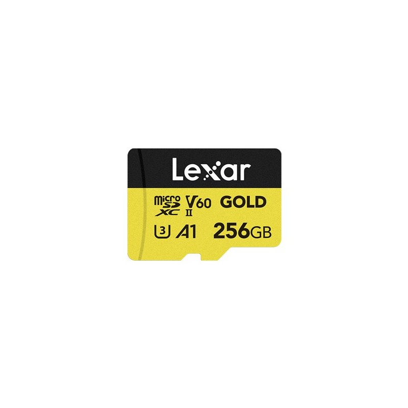 Lexar Professional GOLD 256 GB MicroSDXC UHS-II