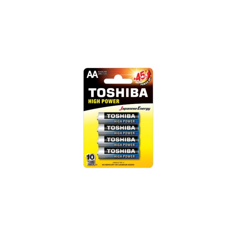 Toshiba LR6GCP BP-4 batteria per uso domestico Batteria monouso Stilo AA Alcalino