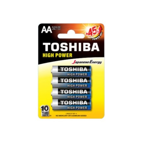 Toshiba LR6GCP BP-4 batteria per uso domestico Batteria monouso Stilo AA Alcalino