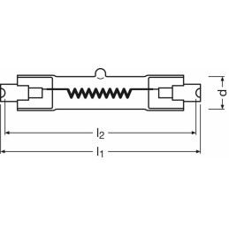 Osram 64572 lampadina alogena 1000 W R7s