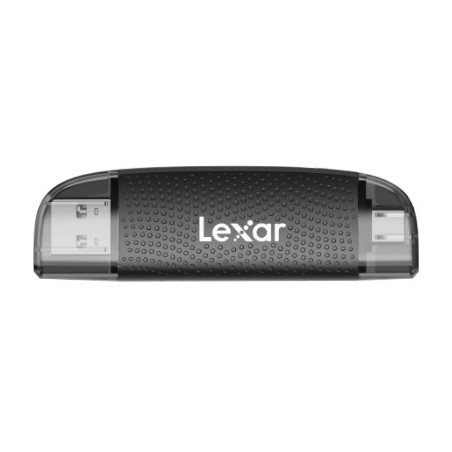 Lexar LRW310U-BNBNG lettore di schede USB 3.2 Gen 1 (3.1 Gen 1) Type-A Type-C Nero