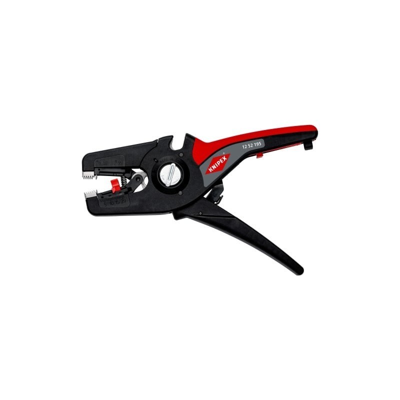 Knipex PreciStrip16 pinza spellacavi Nero, Rosso Knipex PreciStrip16 pinza spellacavi Nero, Rosso