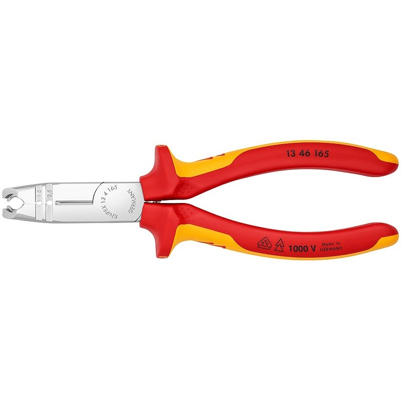 Knipex 13 46 165 pinza spellacavi Rosso, Giallo Knipex 13 46 165 pinza spellacavi Rosso, Giallo