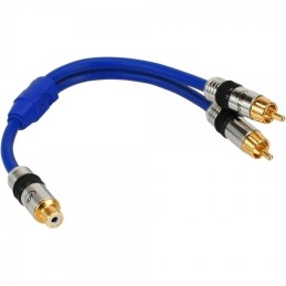 InLine 4043718078905 cavo audio 0,25 m 2 x RCA RCA Blu