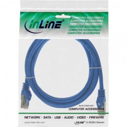 InLine 4043718163106 cavo di rete Blu 1,5 m Cat5e F UTP (FTP)