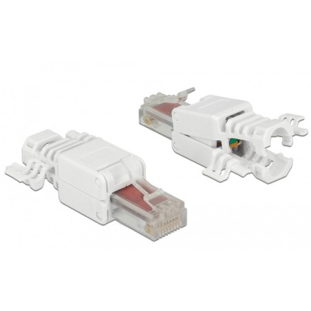 DeLOCK 86416 cavo di collegamento RJ-45 Bianco