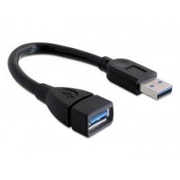 DeLOCK 82776 cavo USB 0,15 m Nero