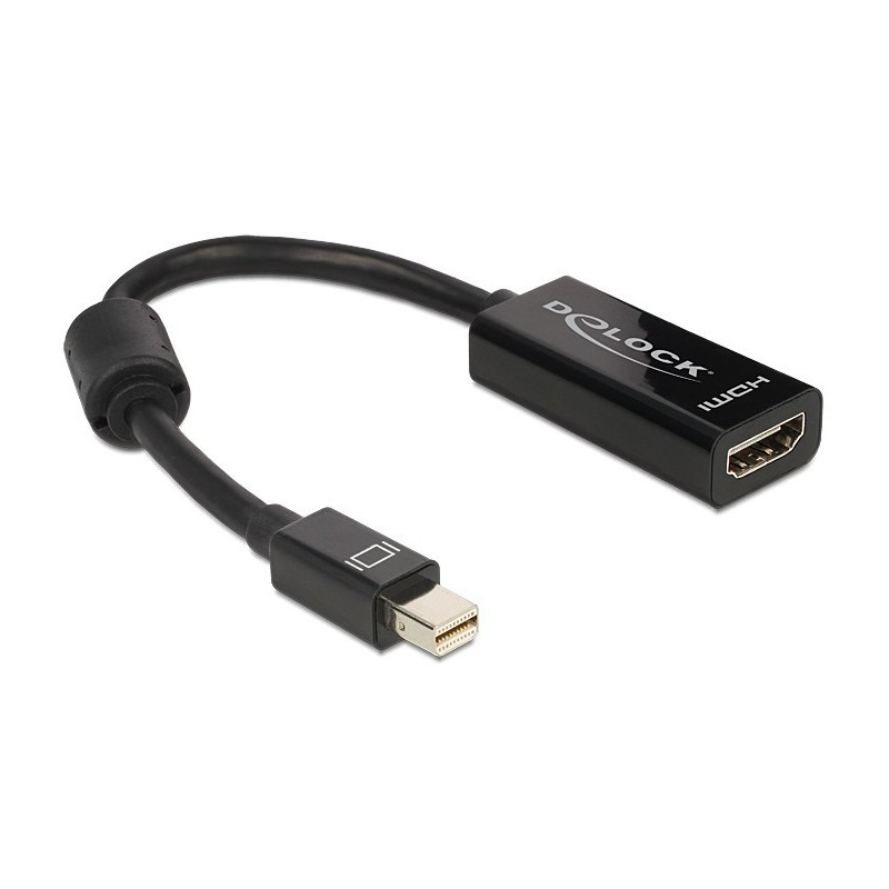 DeLOCK Adapter mini Displayport   HDMI 0,18 m HDMI tipo A (Standard) Nero