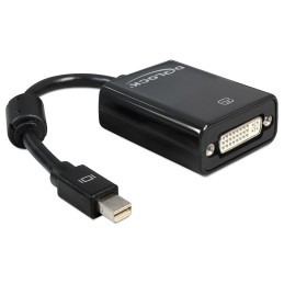 DeLOCK Adapter mini Displayport 0,18 m DVI-I Nero