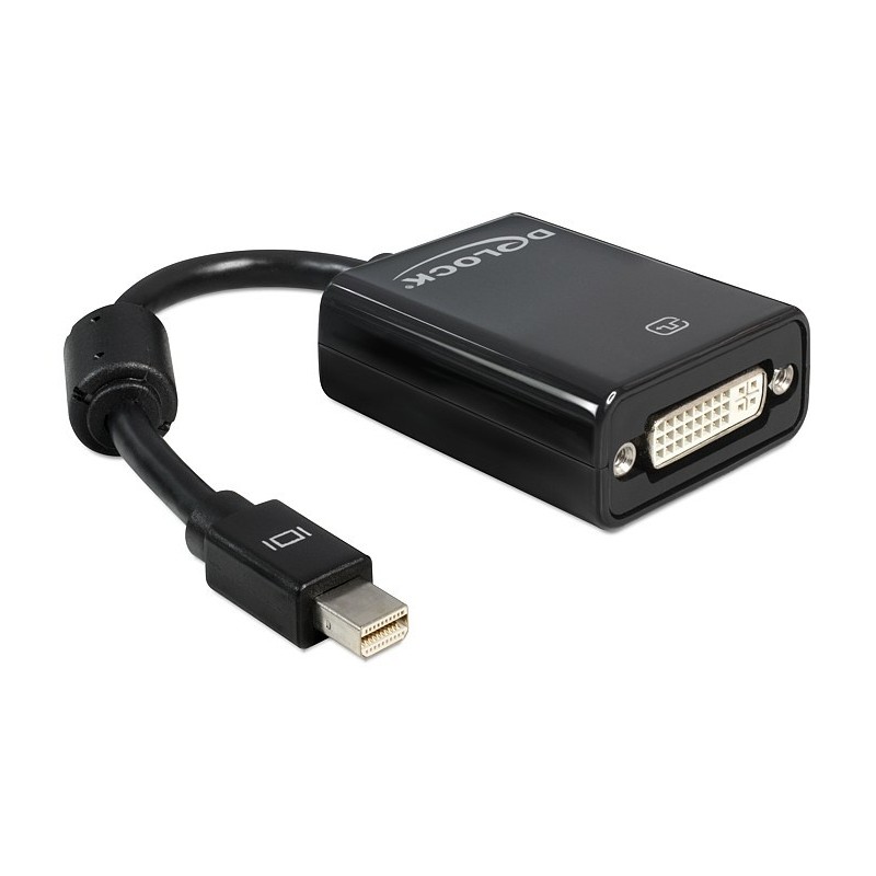 DeLOCK Adapter mini Displayport 0,18 m DVI-I Nero