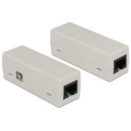 DeLOCK 62619 adattatore per inversione del genere dei cavi RJ-45 Grigio