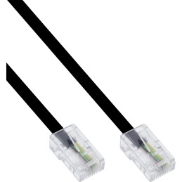 InLine Cavo ISDN, RJ45 8P 4C maschio maschio, configurazione a 4pin 1 1, 5m