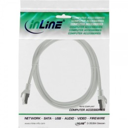 InLine 4043718072484 cavo di rete Bianco 0,3 m Cat5e SF UTP (S-FTP)