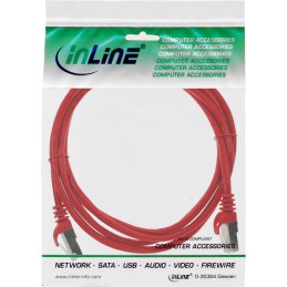 InLine 4043718065721 cavo di rete Rosso 1 m Cat5e F UTP (FTP)