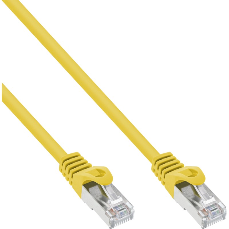 InLine Cavo Rete Lan, F UTP, Cat.5e, 0,5m, Patch Ethernet PVC, CU (100% rame)