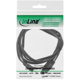 InLine Cavo Audio Y Jack 3,5mm maschio a 2x Jack 3,5mm femmina, 0,2m, stereo