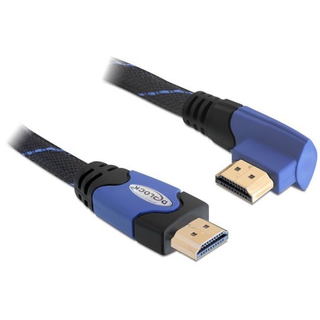 DeLOCK 1m High Speed HDMI 1.4 cavo HDMI HDMI tipo A (Standard) Nero, Blu