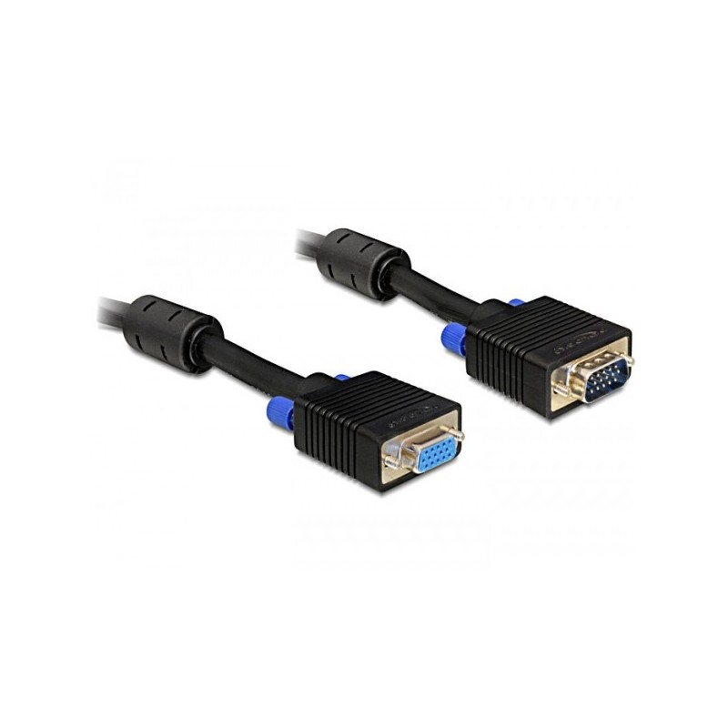 DeLOCK 3m VGA Cable cavo VGA VGA (D-Sub) Nero