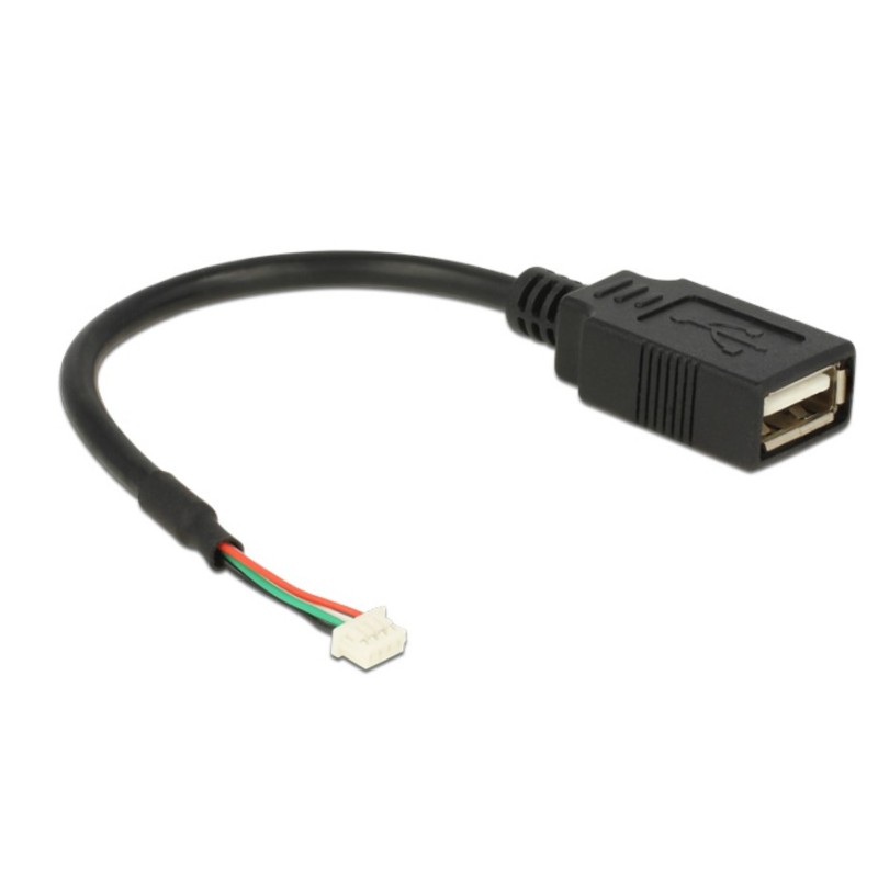 DeLOCK 84834 cavo USB USB 2.0 0,15 m USB A Nero