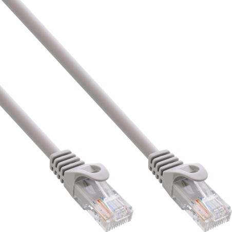 InLine Cavo Rete Lan, U UTP, Cat.5e, 2m, Patch Ethernet PVC, CU (100% rame)