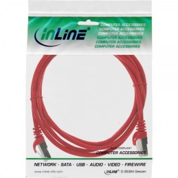 InLine 4043718163120 cavo di rete Rosso 1,5 m Cat5e F UTP (FTP)