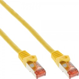 InLine 4043718231683 cavo di rete Giallo 0,5 m Cat6 S FTP (S-STP)