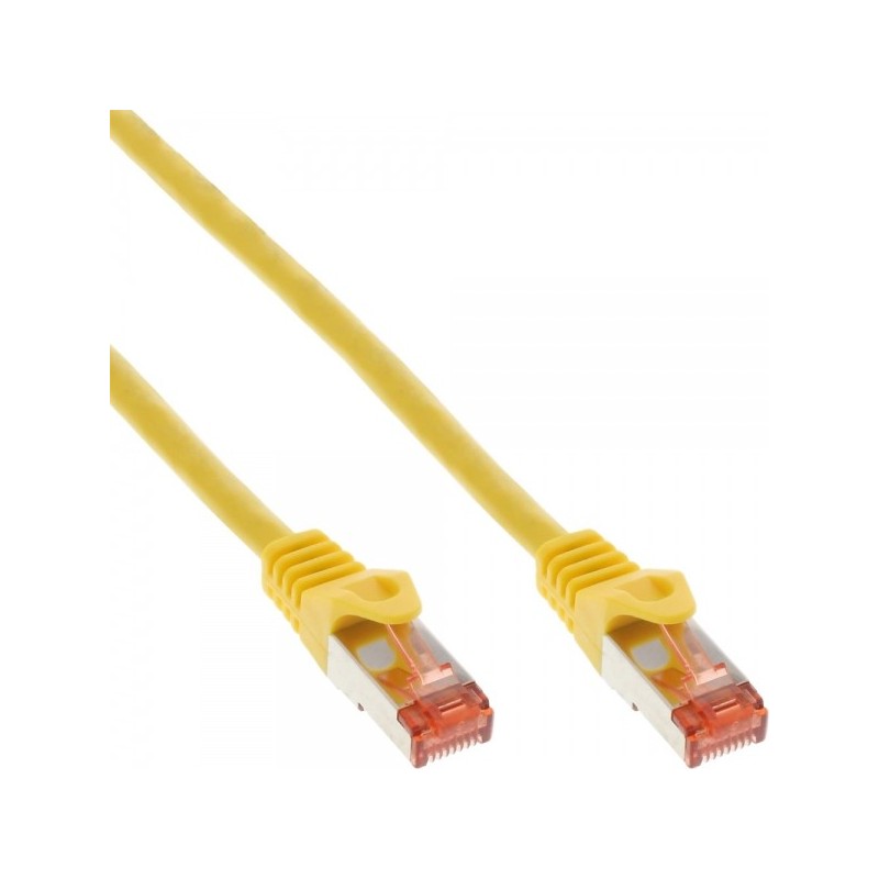 InLine 4043718231683 cavo di rete Giallo 0,5 m Cat6 S FTP (S-STP)