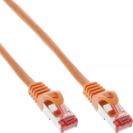 InLine 4043718036479 cavo di rete Arancione 0,5 m Cat6 S FTP (S-STP)