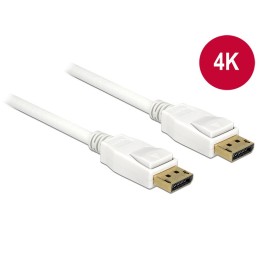 DeLOCK 5m, 2xDisplayPort DisplayPort Bianco