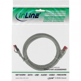 InLine 4043718072668 cavo di rete Grigio 0,25 m Cat6 S FTP (S-STP)