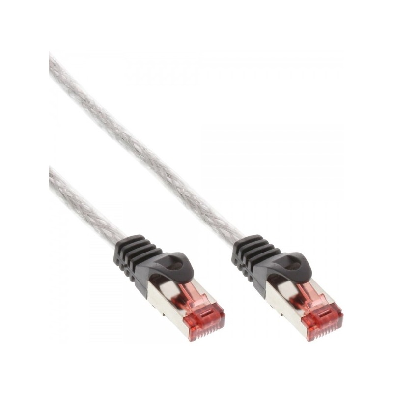 InLine 4043718100545 cavo di rete Trasparente 0,3 m Cat6 S FTP (S-STP)