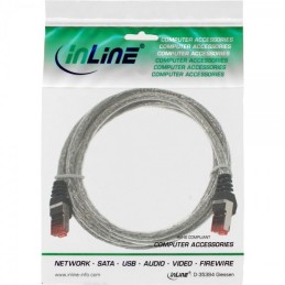 InLine 4043718100545 cavo di rete Trasparente 0,3 m Cat6 S FTP (S-STP)